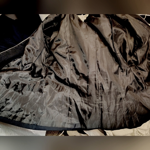 Norton McNaughton Jacket, Women, Black Zip Up, Collar, 3/4 sleeves, Zip Pckts,12 - Picture 9 of 11